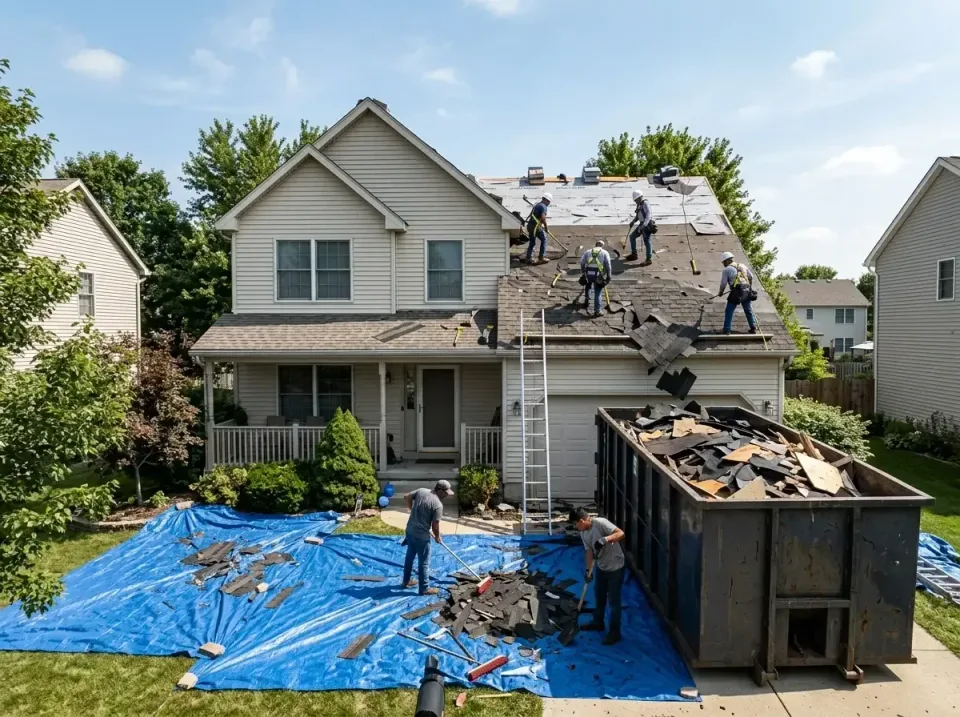 roof-replacement-debris-remova-004 — frequently asked questions, Cheapest Dumpster Rentals in East Chicago, IN